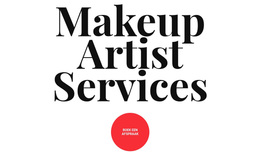 Diensten Voor Make-Upartiesten - Gratis WordPress-Thema