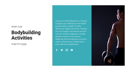 Fitness And Sports - Functionality One Page Template