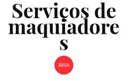 Serviços De Maquiadores - HTML5 Website Builder