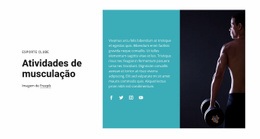 Fitness E Esportes - Design De Site Gratuito