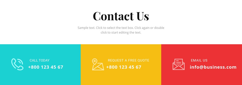Contact our business Squarespace Template Alternative