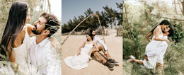 Free CSS For Gallery With Wedding Photos
