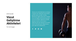 Fitness Ve Spor - Ücretsiz Şablon