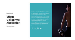 Fitness Ve Spor - Yaratıcı Çok Amaçlı Şablon