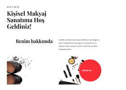 Kişisel Makyaj Sanatı - Basit WordPress Teması