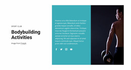 Fitness And Sports - Simple Webpage Design