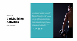 Fitness And Sports - Custom Website Mockup