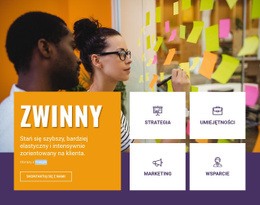 Zwinne Usługi Doradcze - Jednostronicowy Szablon HTML5