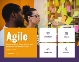 Agile Consulting Services - Web Page Design