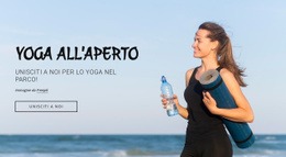 Corsi Di Fitness All'Aperto - Semplice Modello Di Sito Web