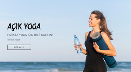 Açık Havada Fitness Dersleri - Joomla Web Sitesi Şablonu