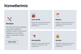 Kaliteli Onarım Hizmetleri - Ücretsiz Web Sitesi Tasarımı