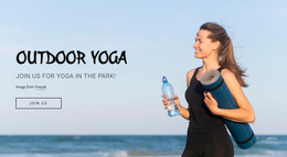 Outdoor Fitness Classes Website Editor Free