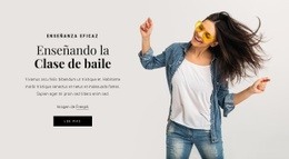 Impartir La Clase De Baile - HTML Site Builder