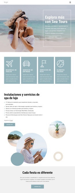 Aventura En Grupo Todo Incluido - Plantilla De Maqueta De Sitio Web