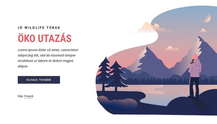 Eco utazási társaság WordPress Téma