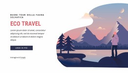 Compagnia Di Viaggi Ecologici - Download Del Modello HTML