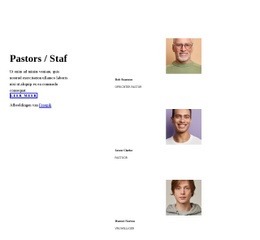 Gratis CSS Voor Onze Pastors