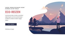 Eco-Reisorganisatie - Premium-Sjabloon