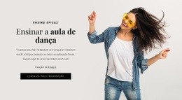 Construtor De Sites Pronto Para Usar Para Dando Aula De Dança