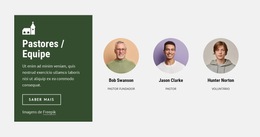 Nossos Pastores - Modelo De Site Simples