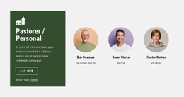 Våra Pastorer - Enkel Webbplatsmall