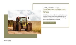 Bio-Lebensmittelanbau - Website-Design