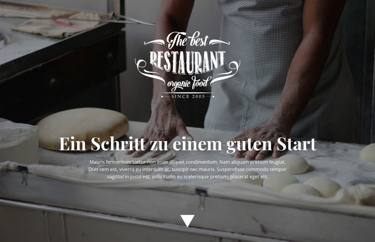 Eröffnung einer neuen Bäckerei Website Builder-Vorlagen