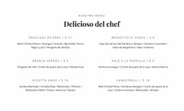 Nuestra Deliciosa Comida - Crea Hermosas Plantillas