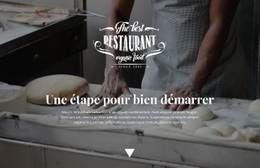 Ouverture D'Une Nouvelle Boulangerie - HTML Web Page Builder