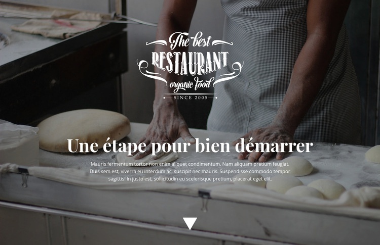 Ouverture d'une nouvelle boulangerie Créateur de site Web HTML