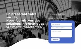 Page De Destination Polyvalente Pour Aide Et Conseils