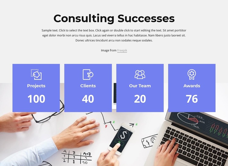 Construction According HTML Template