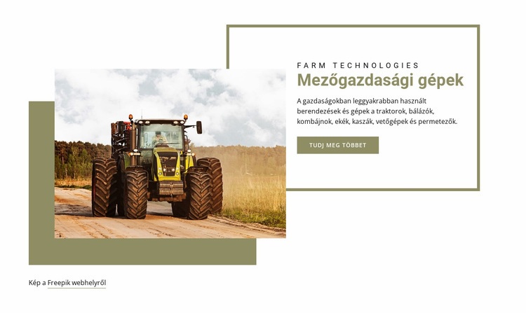 Bioélelmiszer -gazdálkodás Weboldal tervezés