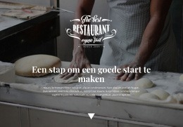 Sitesjabloon Voor Opening Van Een Nieuwe Bakkerij