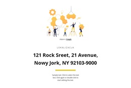 Ilustracja I Kontakty - Szablon Strony Docelowej