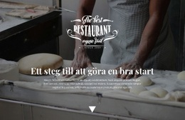 Webbplatsdesign För Öppning Av Ett Nytt Bageri