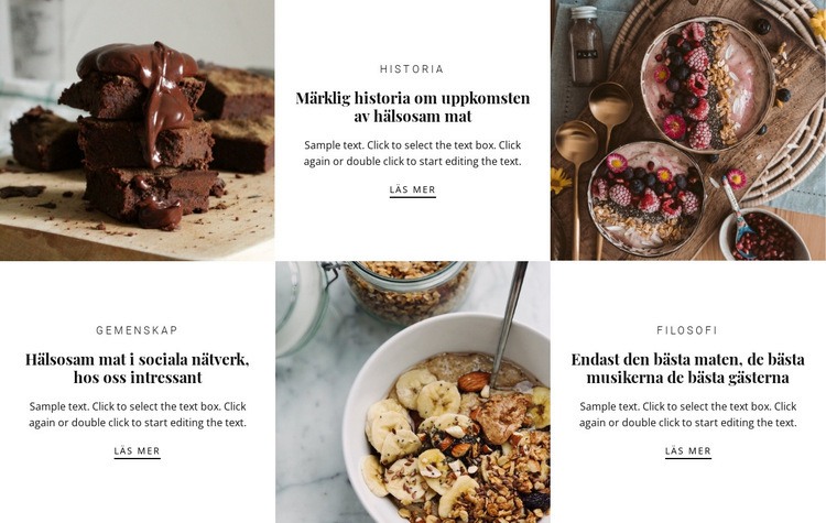 Läcker matrestaurang WordPress -tema
