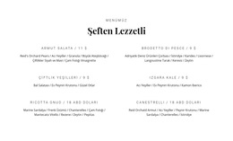 Lezzetli Yemeğimiz #Website-Templates-Tr-Seo-One-Item-Suffix