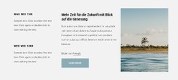 Beste Urlaubsziele Zielseitenvorlage