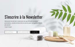 S'Inscrire À La Newsletter – Outil De Création De Sites Web Facile À Utiliser