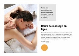 Cours De Massage En Ligne Site Web Bootstrap