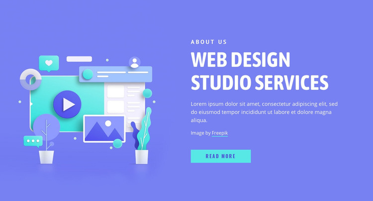 We bring designs to life Homepage Design