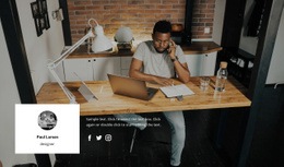 Free Html Code For About Our Designers