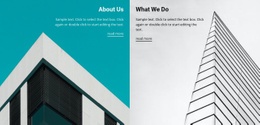 About Building Company - Professional Html Code