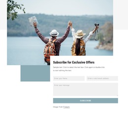 Subscribe For Exclusive Offers - Creative Multipurpose HTML5 Template
