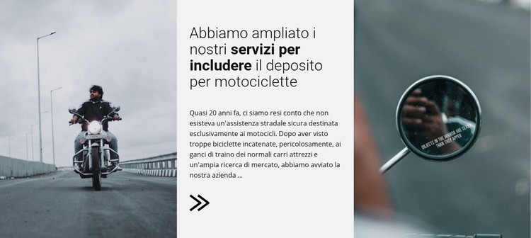 Servizi di motociclette Modello CSS