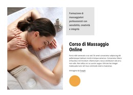 Pagina Di Destinazione Per Corsi Di Massaggio Online