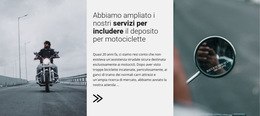 Servizi Di Motociclette - Modello Di Pagina Web