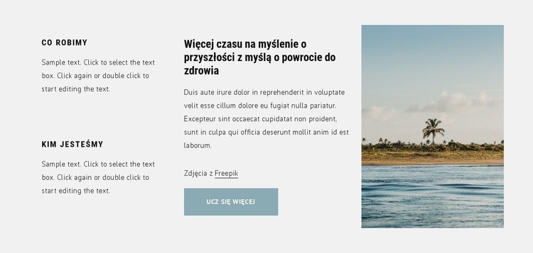 Najlepsze miejsca na wakacje Projekt strony internetowej